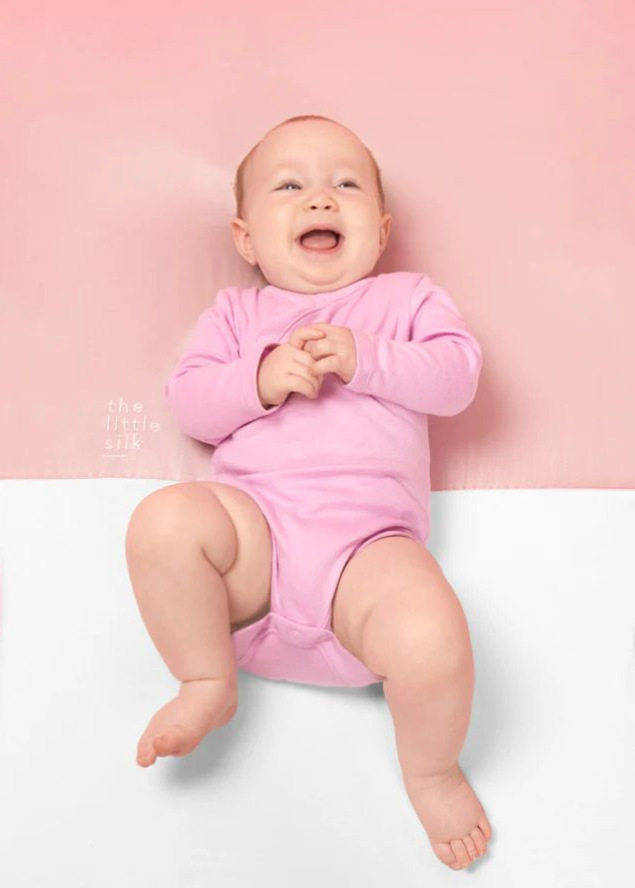 Cot Bed Fitted Silk Sheet Suitable For Eczema Prone Skin The Little